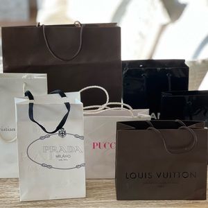 Designer shopping bags